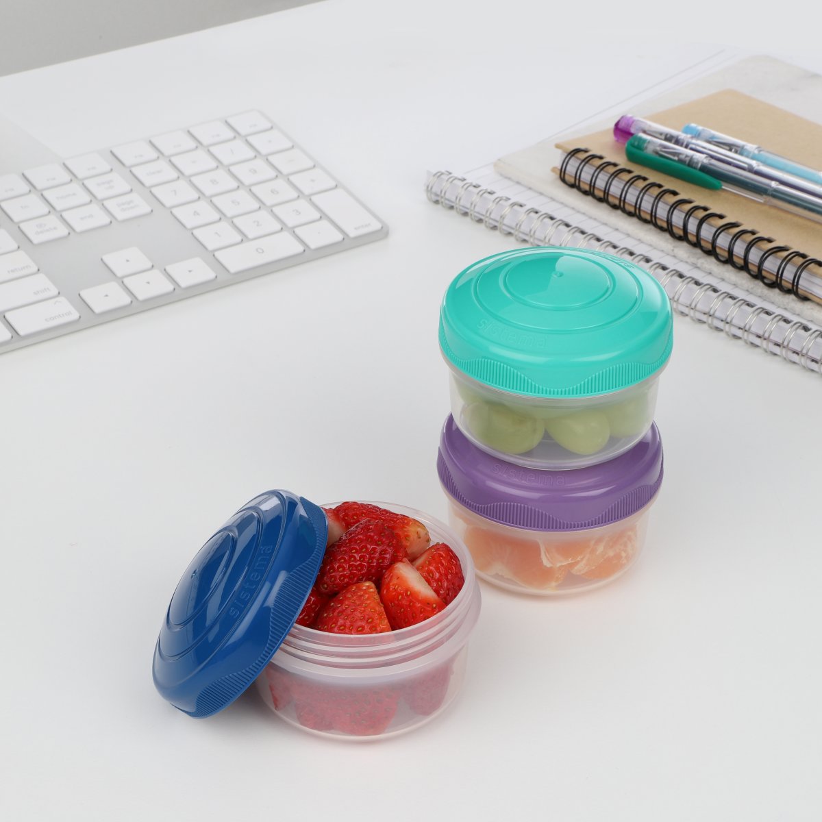 Sistema Mini Bites To Go, 3 stk, 130 ml.