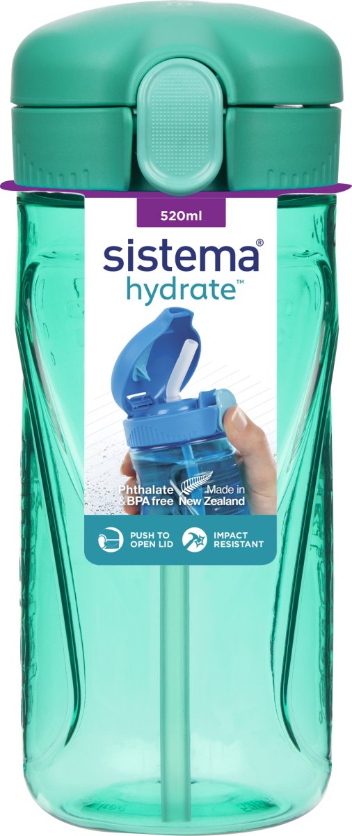 Sistema Tritan QuickFlip drikkeflaske, 520ml, grøn