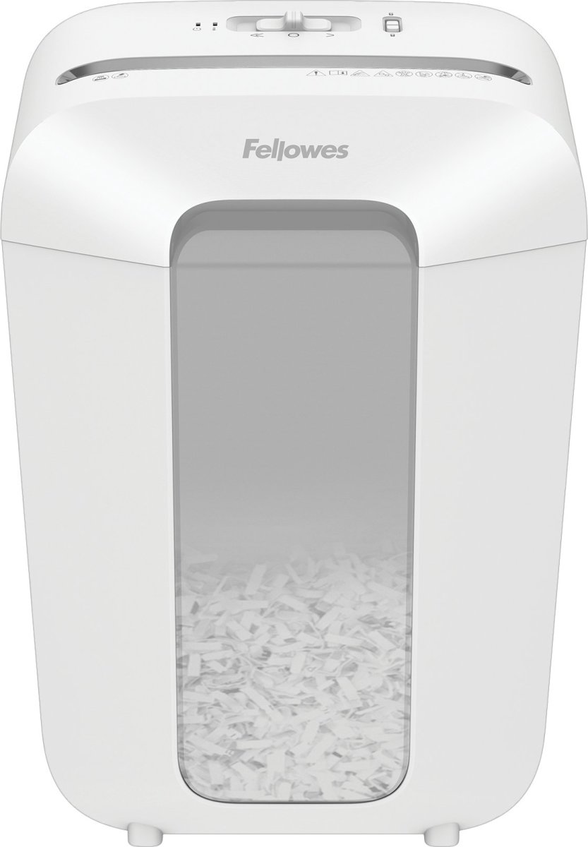 Fellowes Powershred LX70 Cross-Cut makulator, hvid