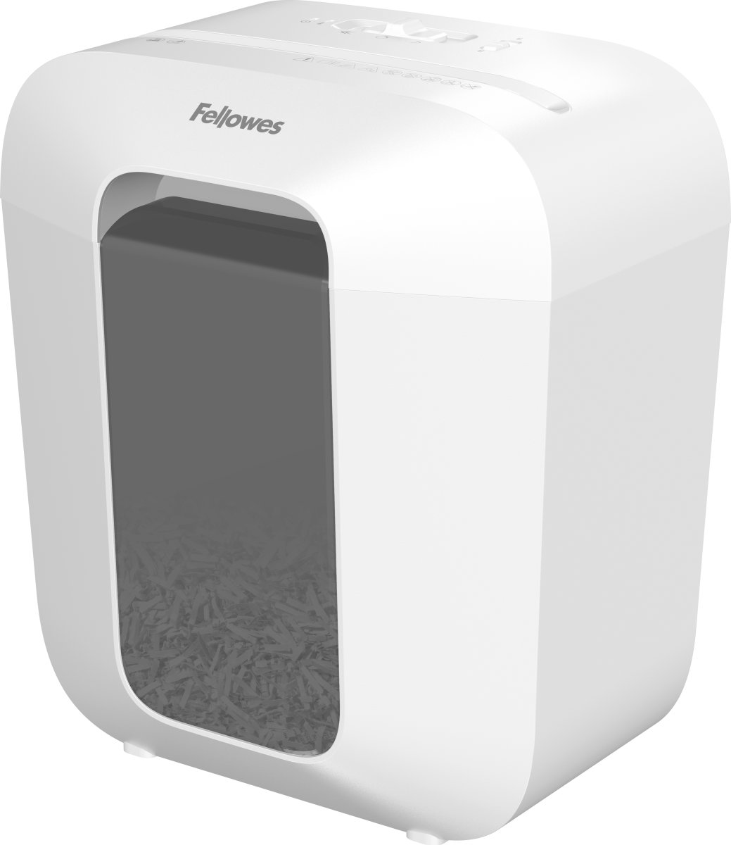 Fellowes Powershred LX25 Cross-Cut makulator, hvid