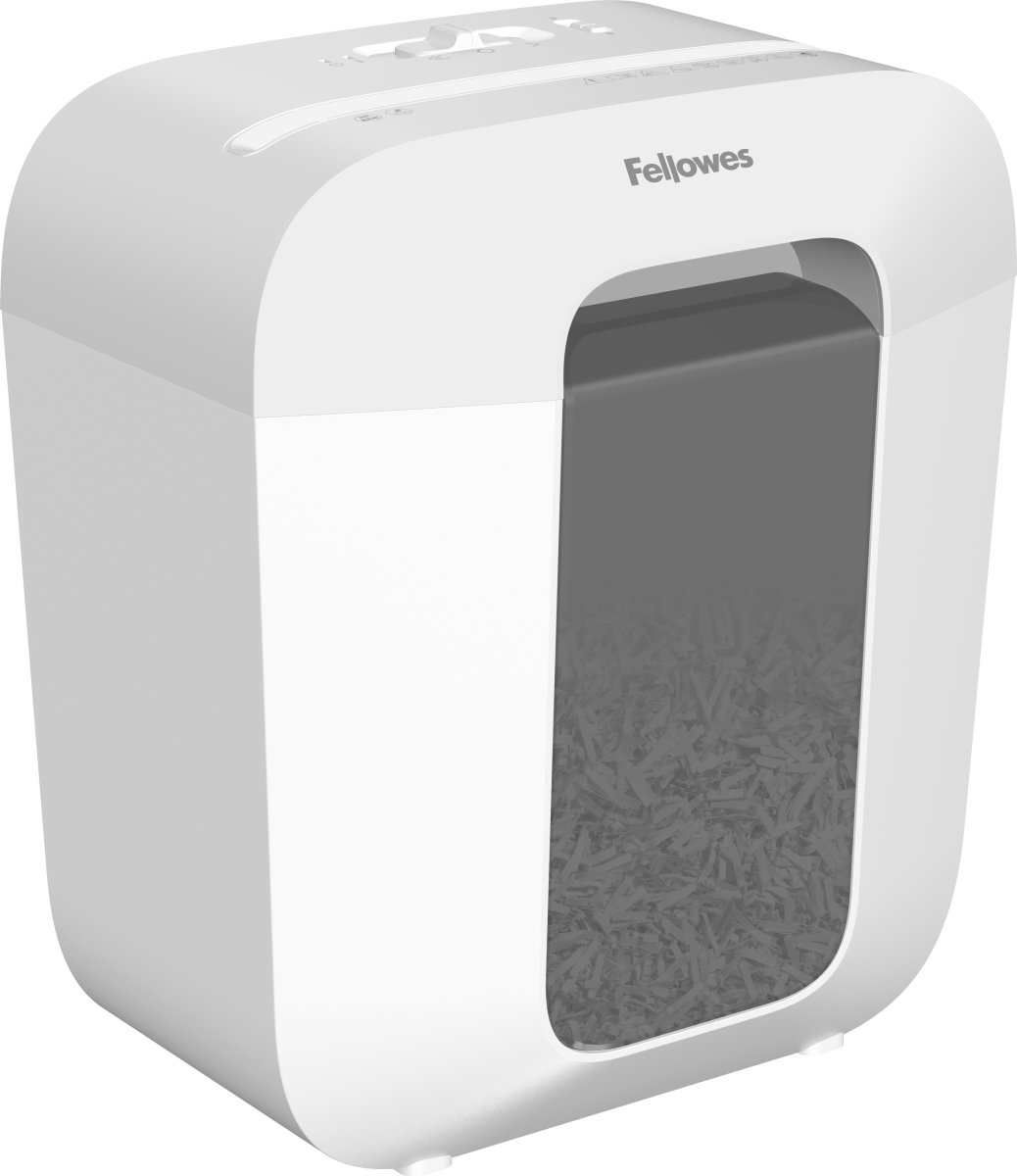 Fellowes Powershred LX25 Cross-Cut makulator, hvid