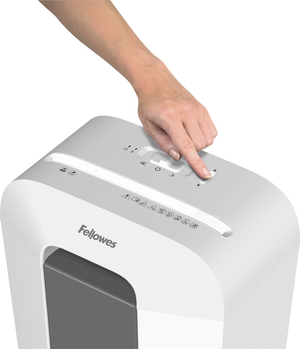 Fellowes Powershred LX50 Cross-Cut makulator, hvid