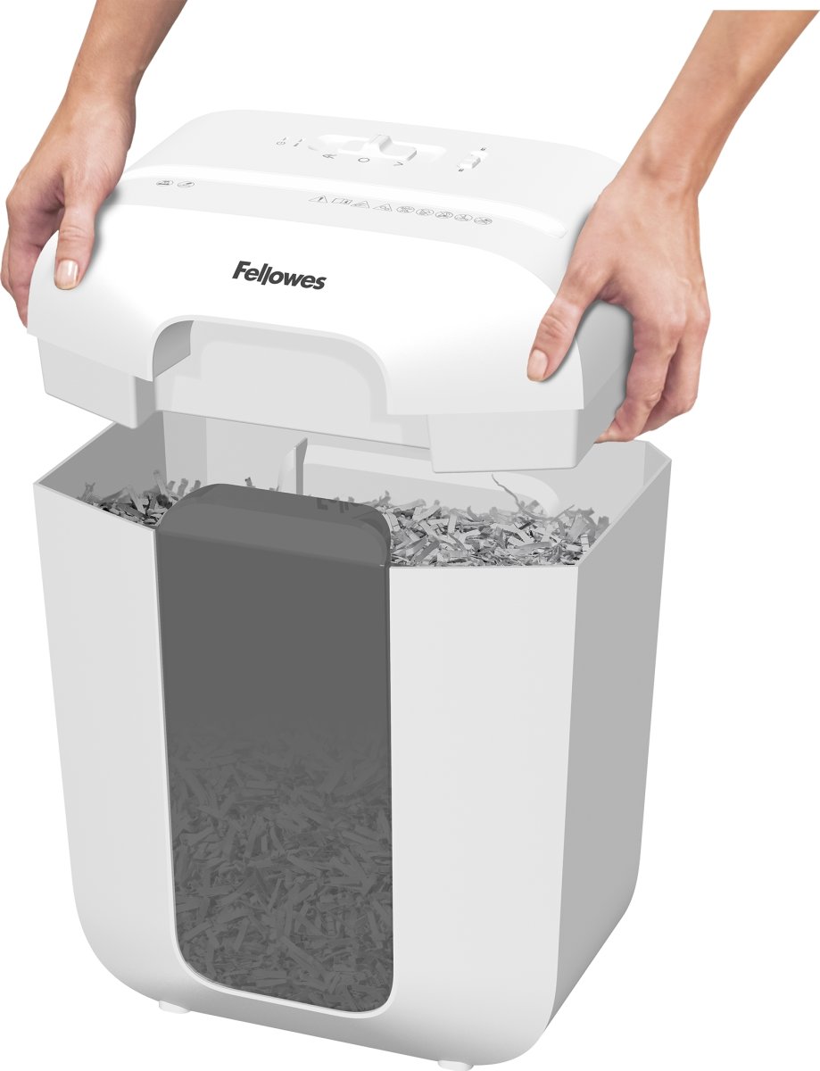 Fellowes Powershred LX50 Cross-Cut makulator, hvid