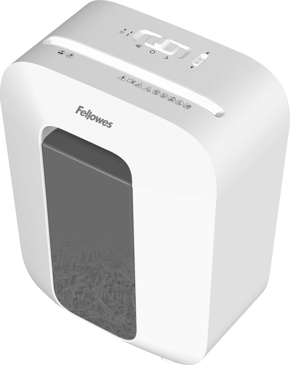 Fellowes Powershred LX50 Cross-Cut makulator, hvid