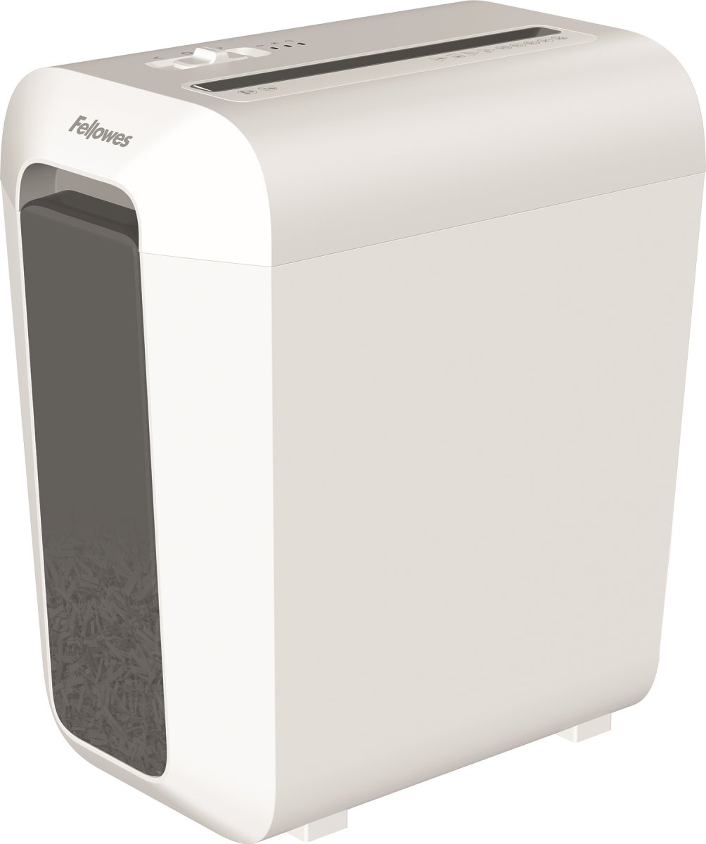 Fellowes Powershred LX65 Cross-Cut makulator, hvid