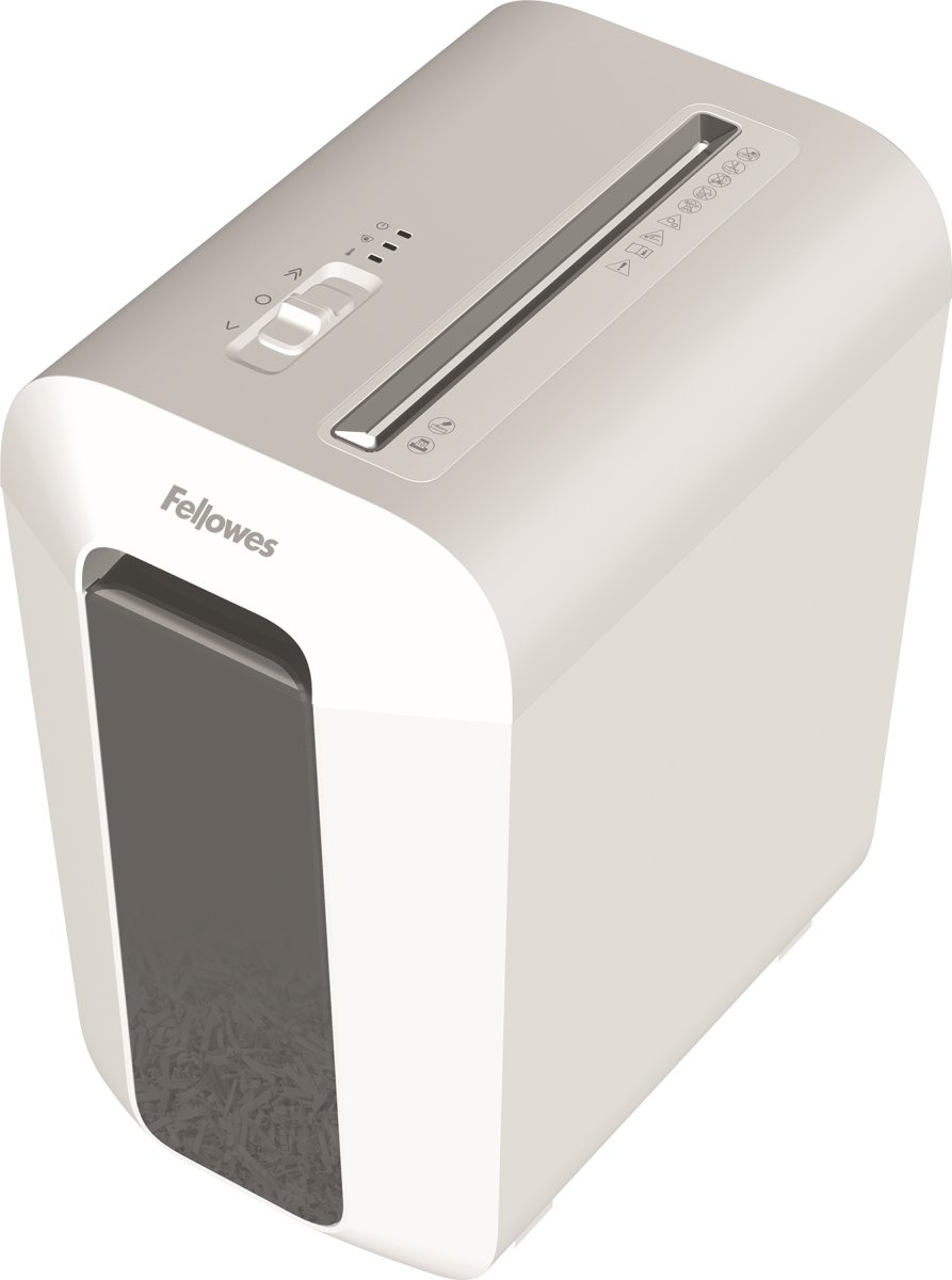 Fellowes Powershred LX65 Cross-Cut makulator, hvid
