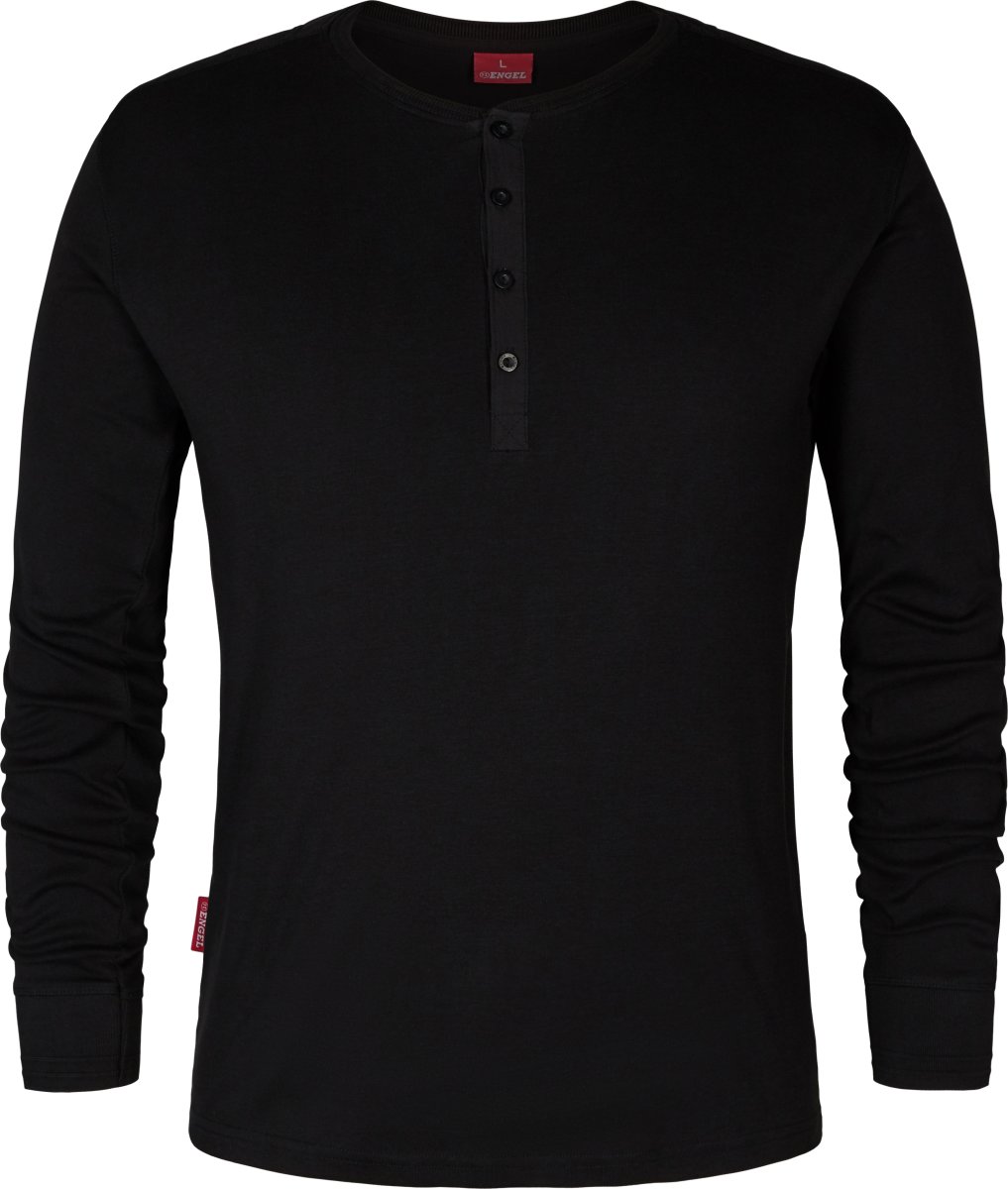 Engel Extend Grandad Lang, Sort, Str. 2XL