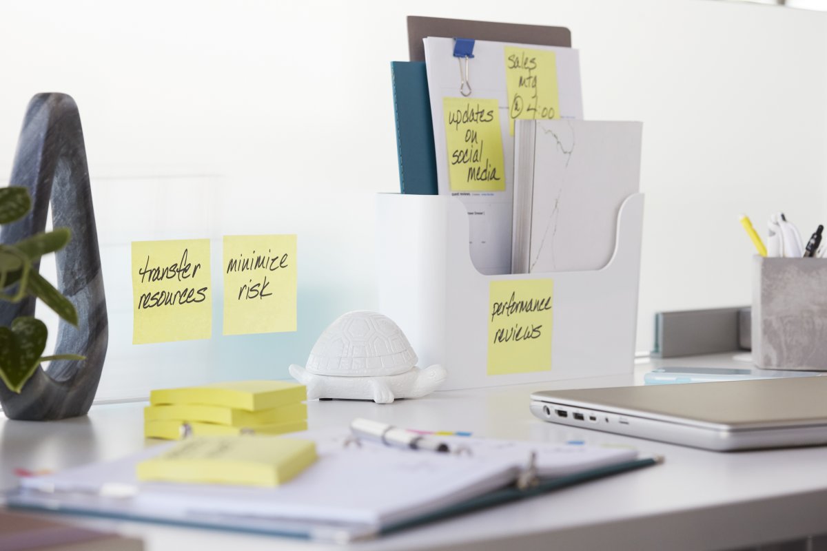 Post-it SS Z-Notes | Gul | 76x76 mm | 24 blokke