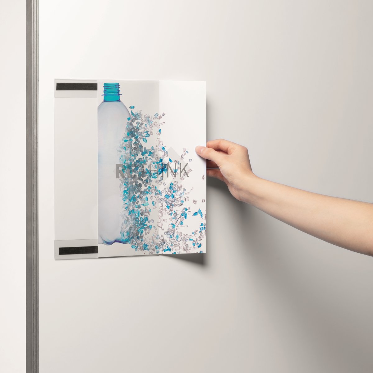 Durable Inforamme | A4 | Magnetisk | rPET | 5 stk.