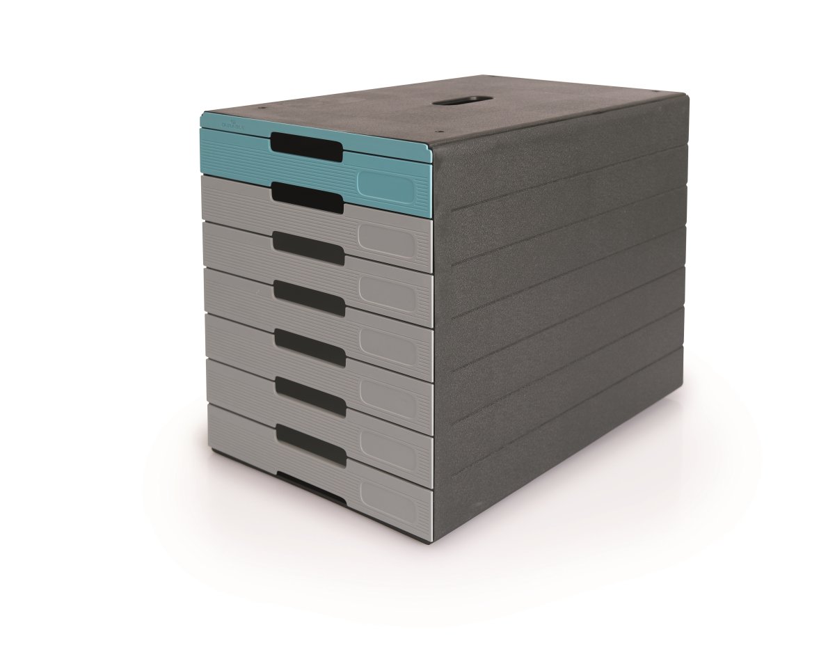Durable Idealbox Pro Skuffekabinet | 7 | Blå/Grå
