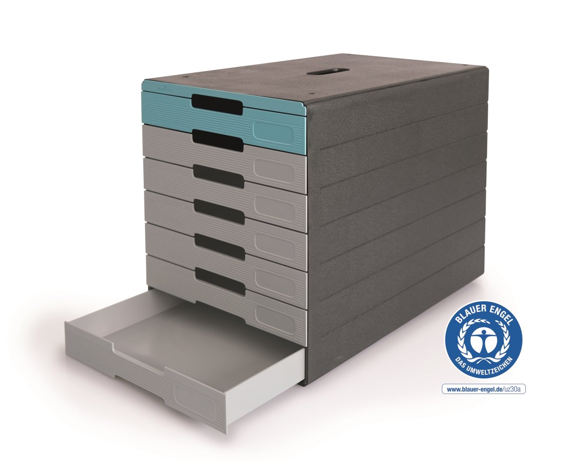 Durable Idealbox Pro Skuffekabinet | 7 | Blå/Grå