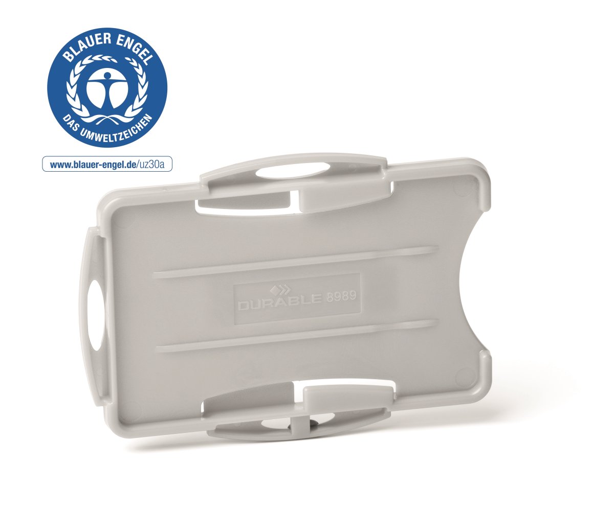 Durable Eco Kortholder | 2 kort | Grå | 10 stk.