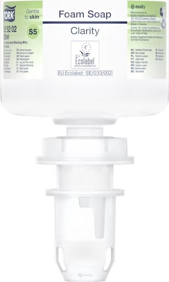 Tork S5 Mini Skumsæbe Clarity, Uparfumeret, 525 ml