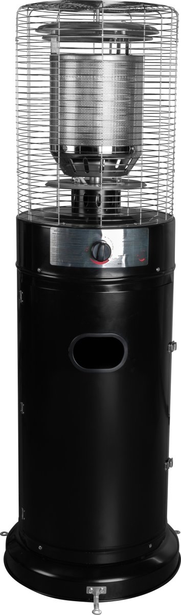 Terrassevarmer Low, 135 cm, Sort