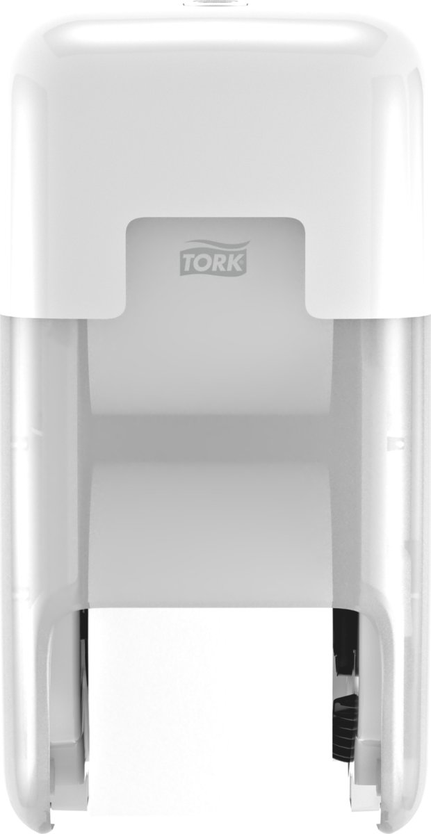 Tork T7 Dispenser Toiletpapir u/hylse, Dual, Hvid