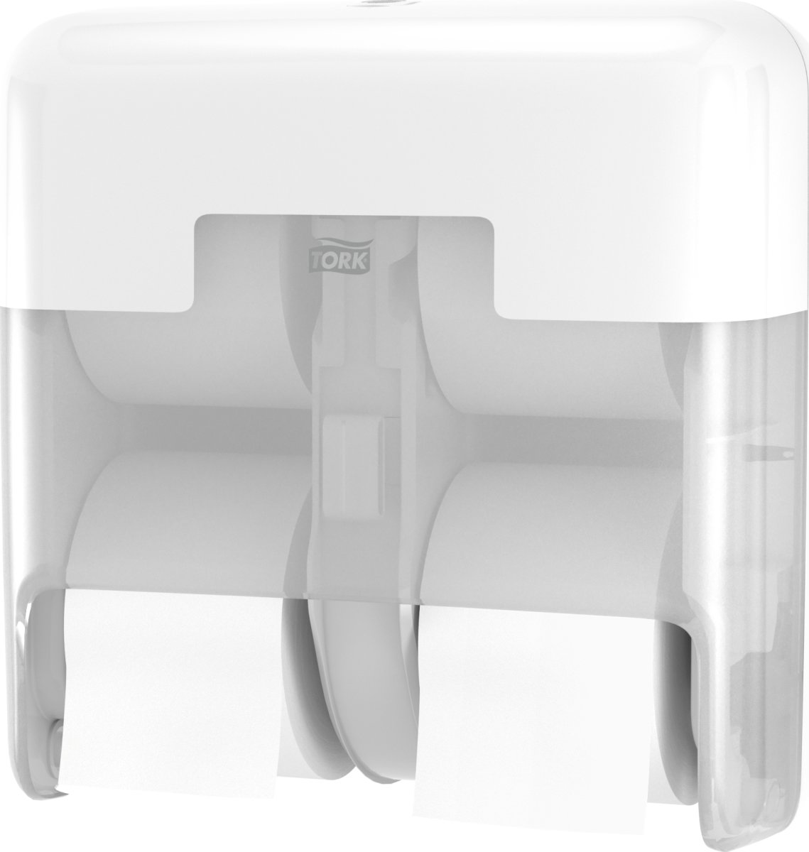 Tork T7 Dispenser Toiletpapir u/hylse Quadro, Hvid