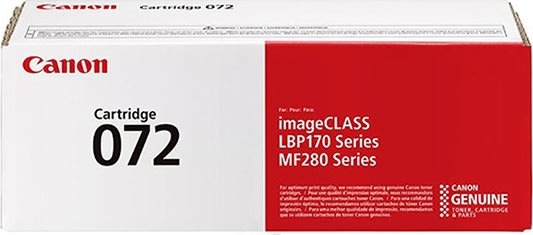 Canon lasertoner 072, sort