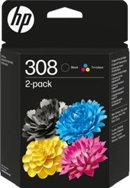 HP 308 blækpatroner, sampak, 4 farver