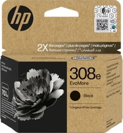 HP 308e EvoMore blækpatron, sort