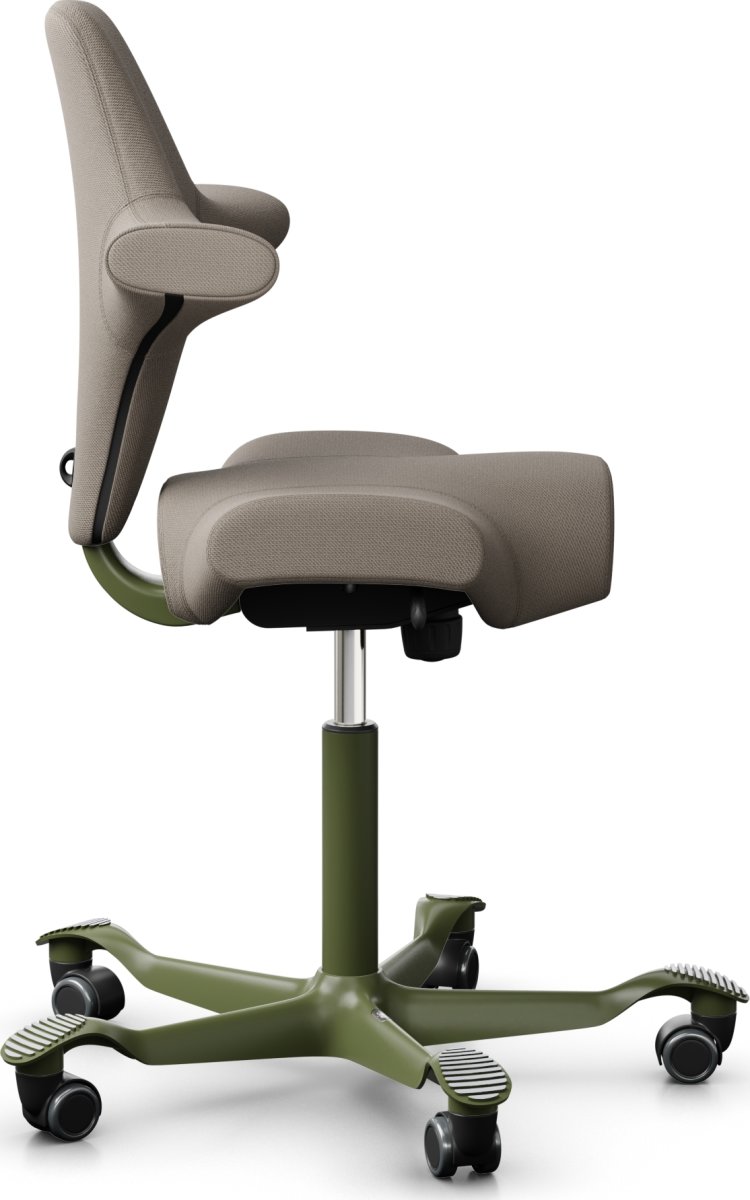 HÅG Capisco 8106 kontorstol, beige/grøn, alm. gas