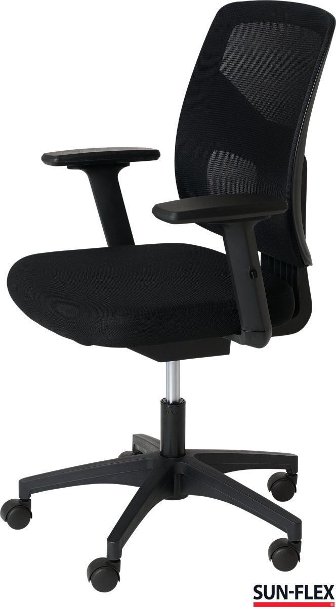 SUN-FLEX® Officechair mesh, sort