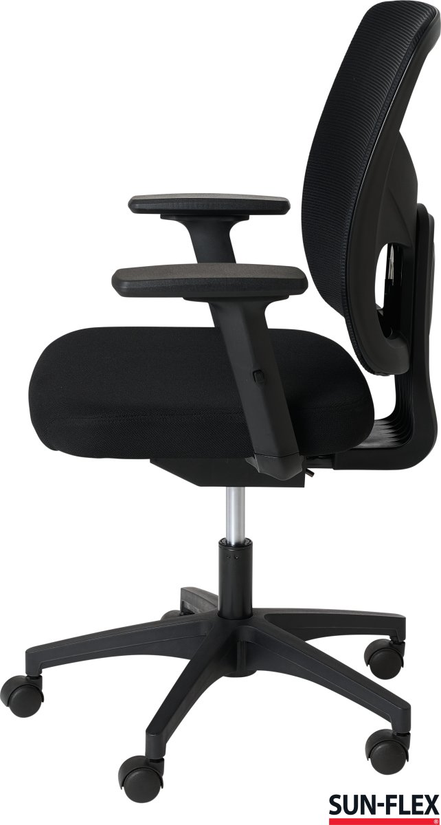 SUN-FLEX® Officechair mesh, sort
