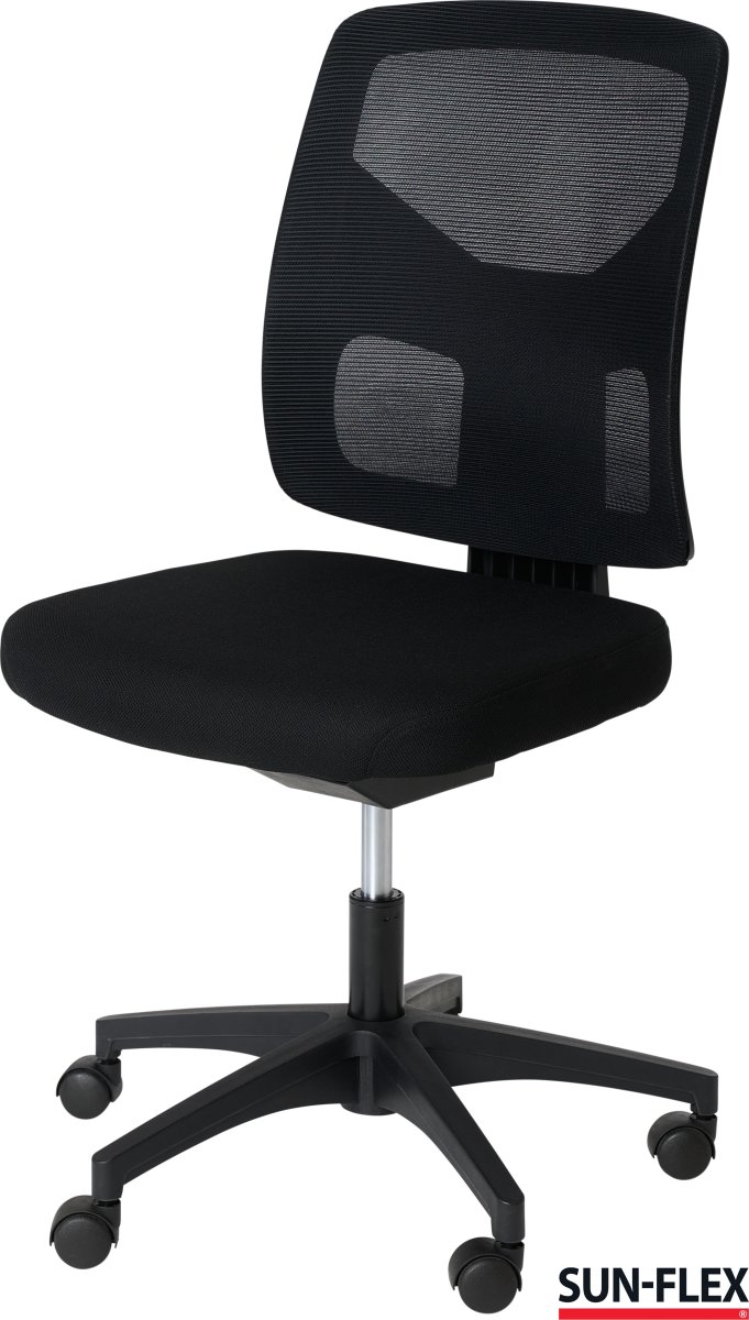 SUN-FLEX® Officechair mesh, sort