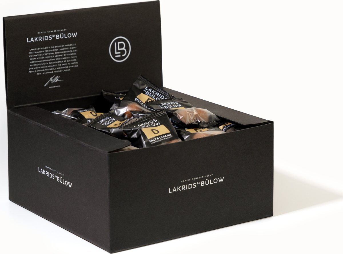 Bülow Lakrids Box of Minis, 60 poser á 2 stk, 720g