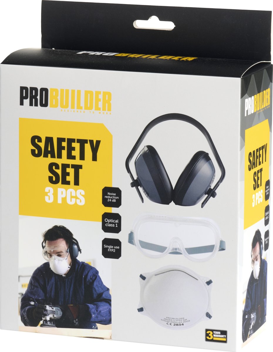 Probuilder Sikkerhedssæt - 3 dele