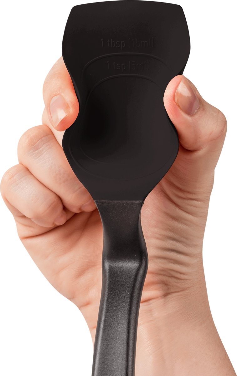 Dreamfarm Supoon grydeske, 27,9cm, sort