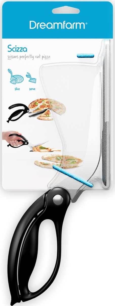 Dreamfarm Scizza pizzasaks, 30cm, sort