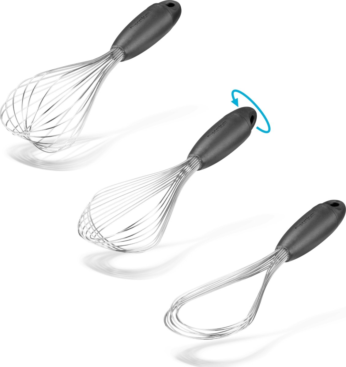 Dreamfarm Flisk piskeris 30cm, sort