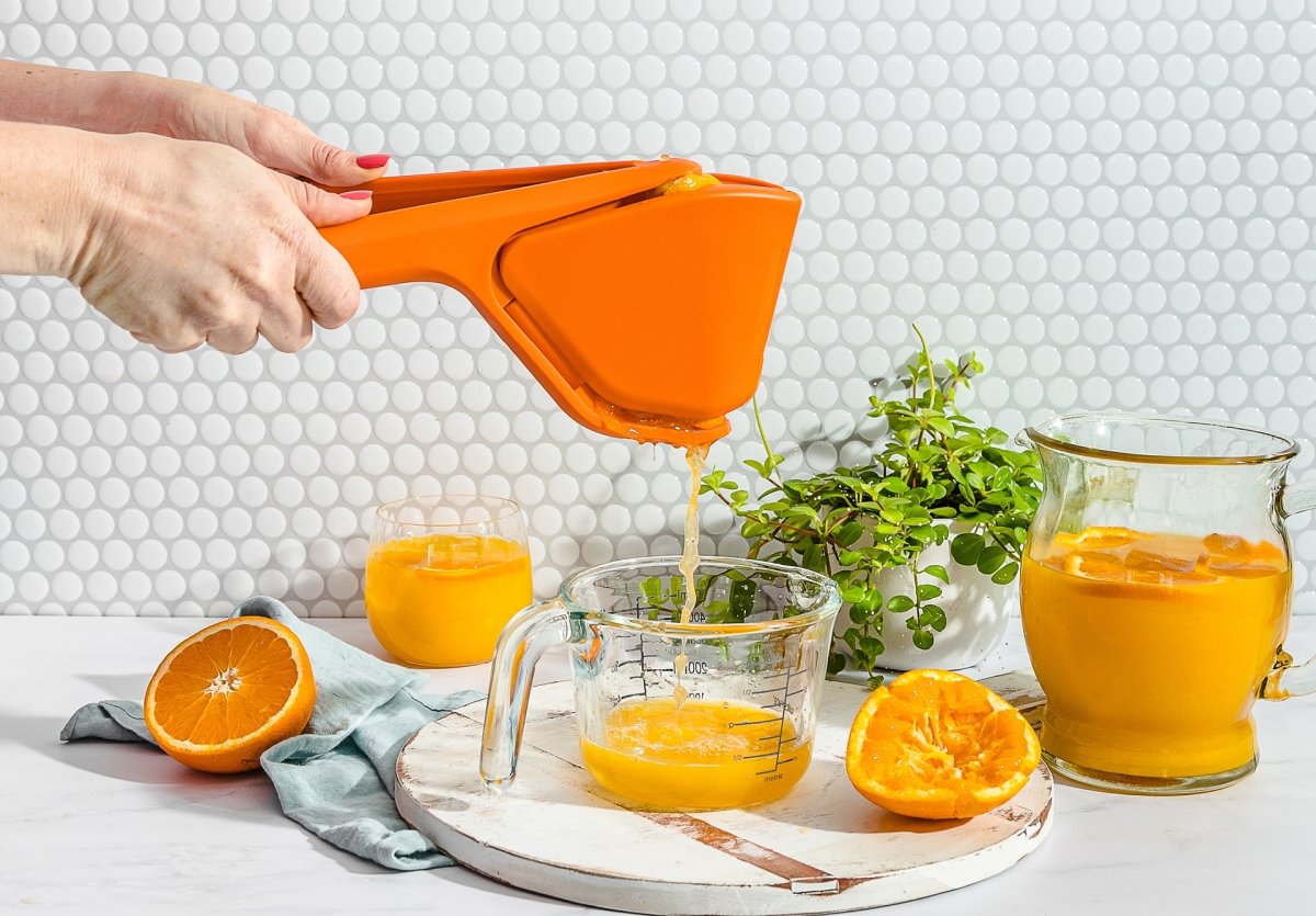 Dreamfarm Fluicer appelsinpresser, 28,2cm, orange