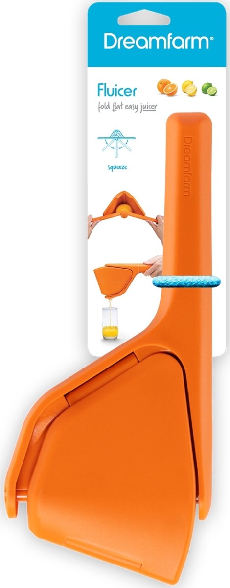 Dreamfarm Fluicer appelsinpresser, 28,2cm, orange