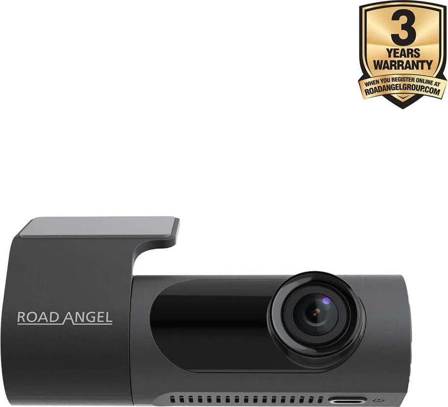 Road Angel Dash Cam bilkamera 1080p, sort