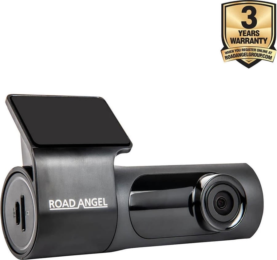 Road Angel Dash Cam bilkamera 1080p, sort