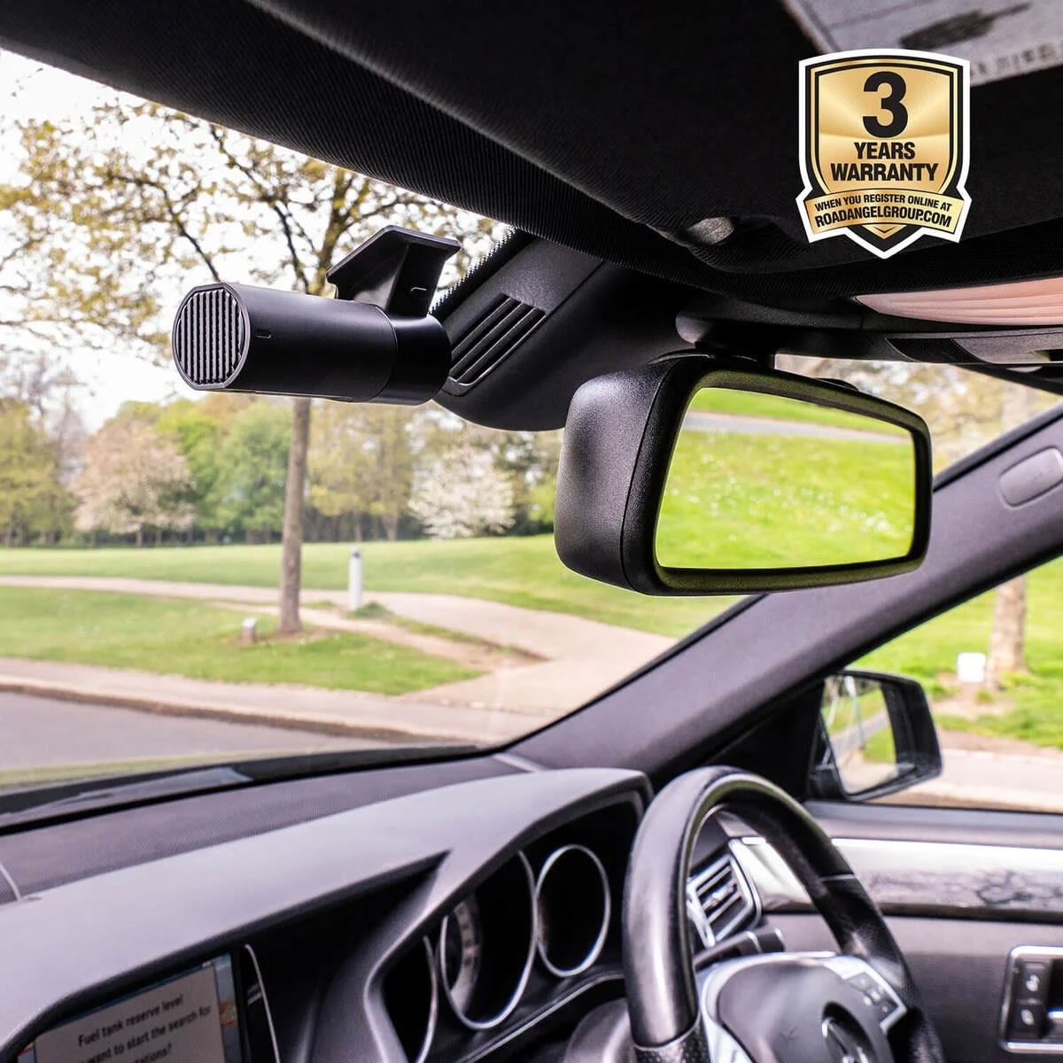 Road Angel Dash Cam bilkamera 1080p, sort