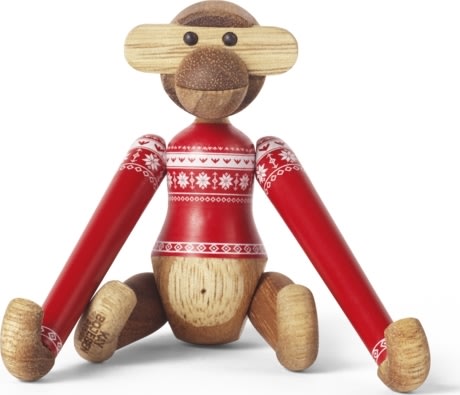Kay Bojesen Mini-Abe m. Julesweater 2024, teak