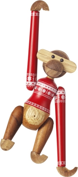 Kay Bojesen Mini-Abe m. Julesweater 2024, teak