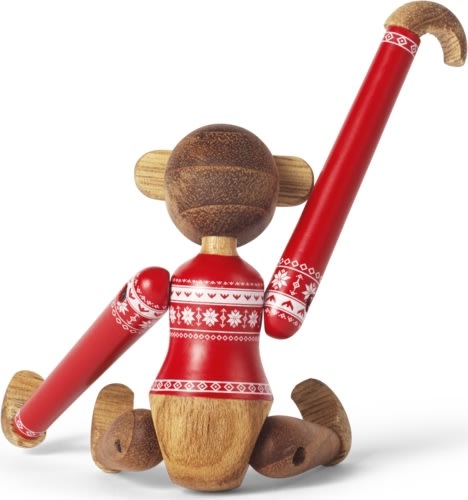 Kay Bojesen Mini-Abe m. Julesweater 2024, teak