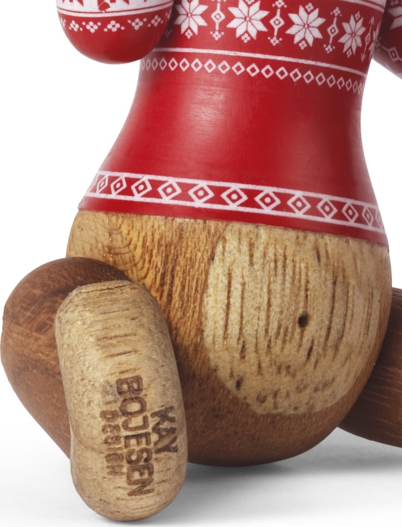 Kay Bojesen Mini-Abe m. Julesweater 2024, teak