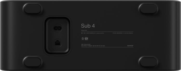 Sonos Sub 4 trådløs subwoofer, sort