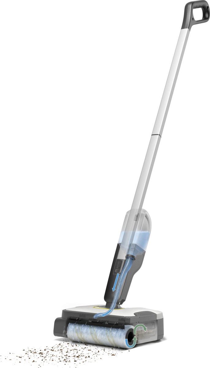 DEMO: Kärcher Gulvvasker FC 2-4, ruller, batteri