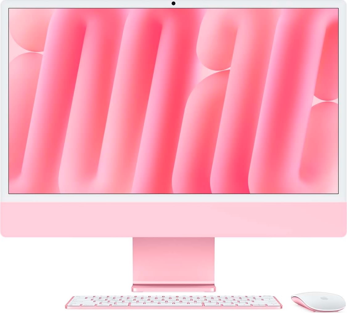 Apple iMac M4 24",512GB, 10 CPU, 10 CPU, pink