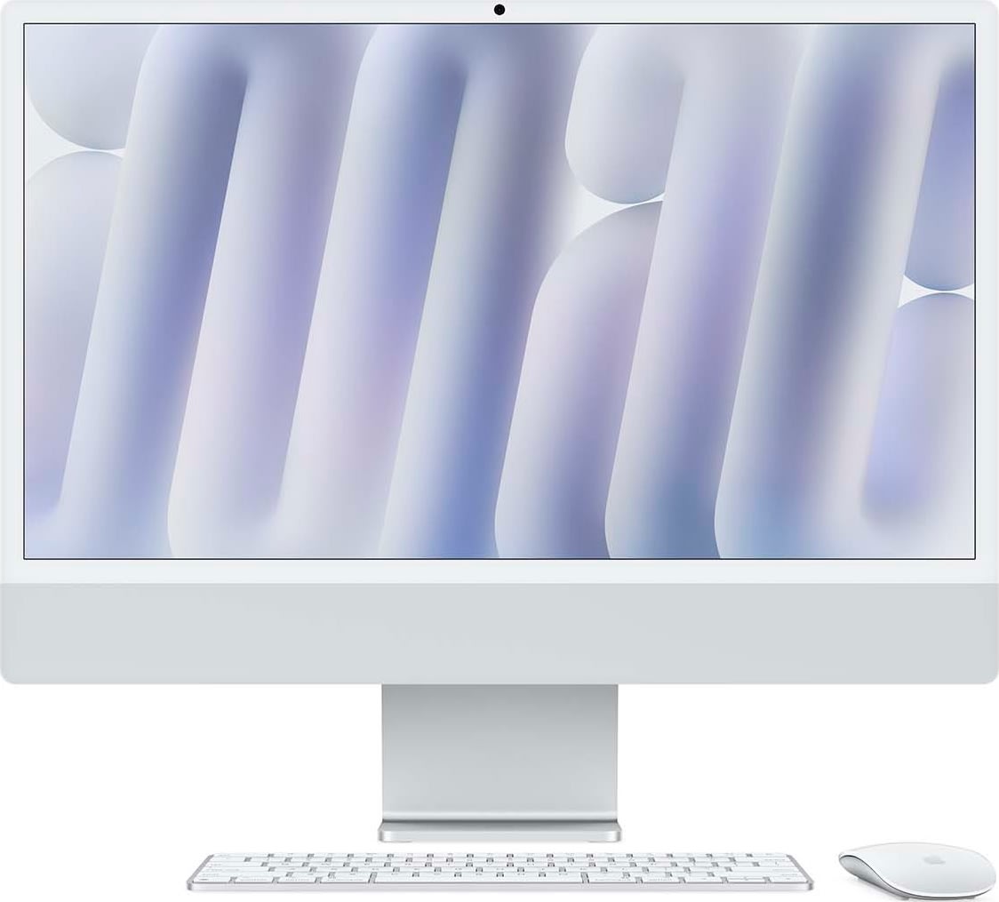 Apple iMac M4 24", 256 GB, 8 CPU, 8 CPU, sølv