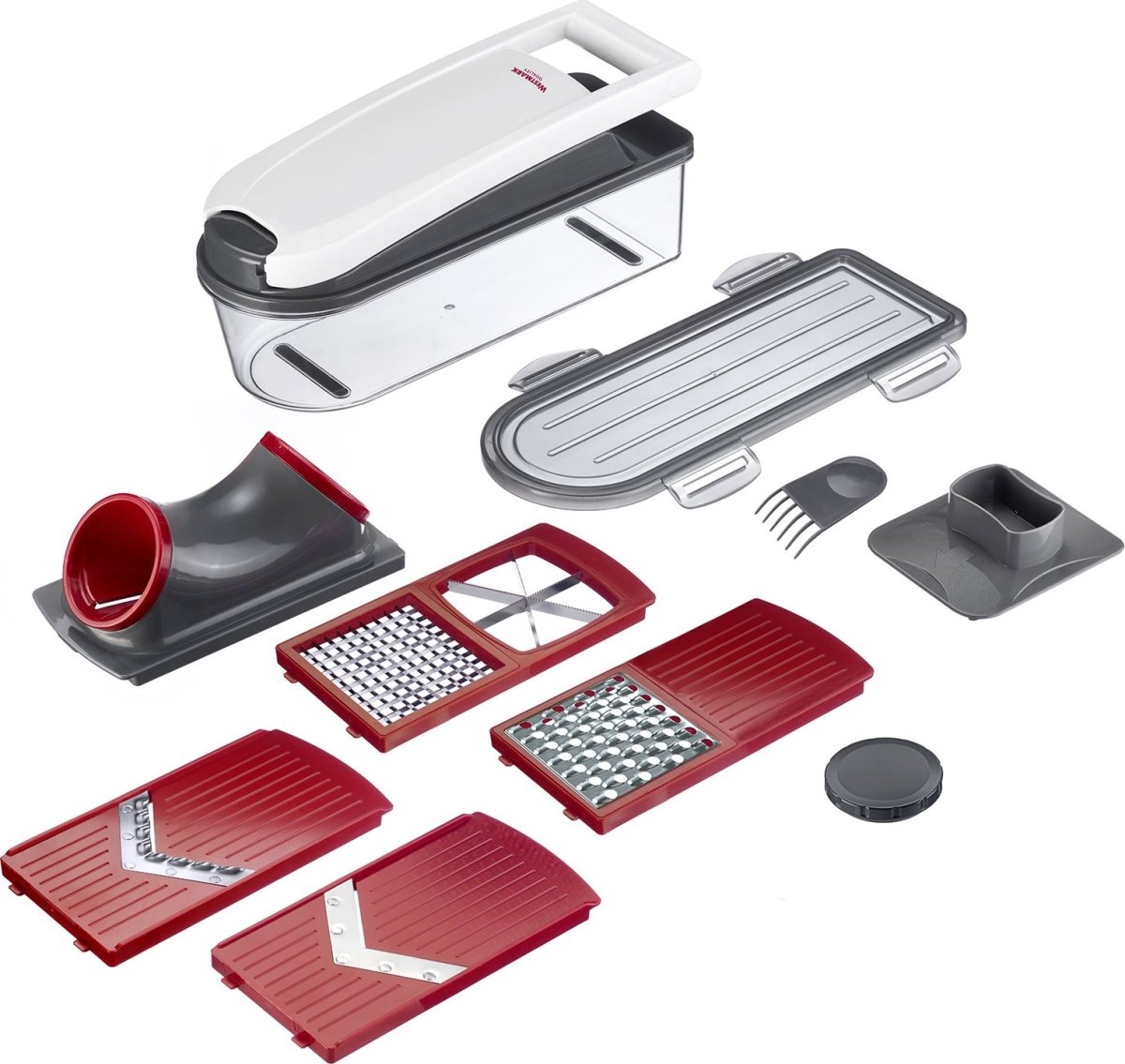 Westmark Rivejernsboks Multi Dicer, 12 dele