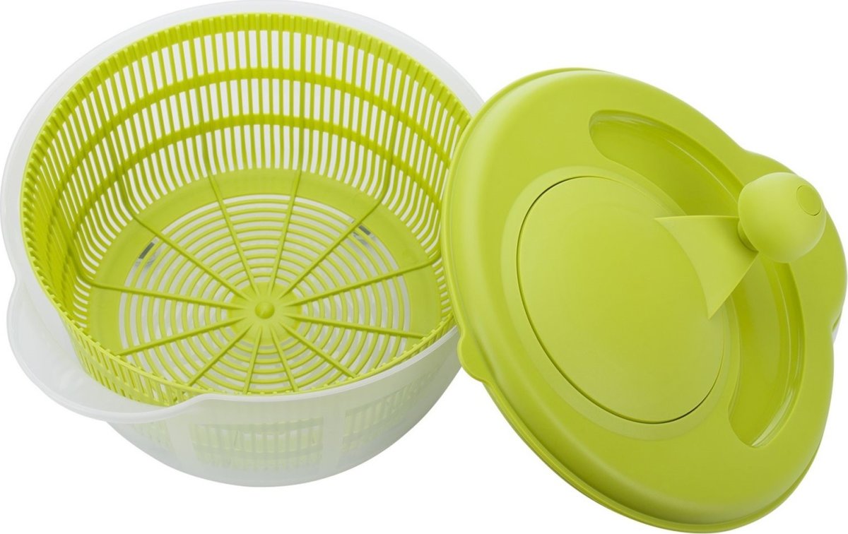Westmark Salatslynge med nonslip, klar/grøn, 5L