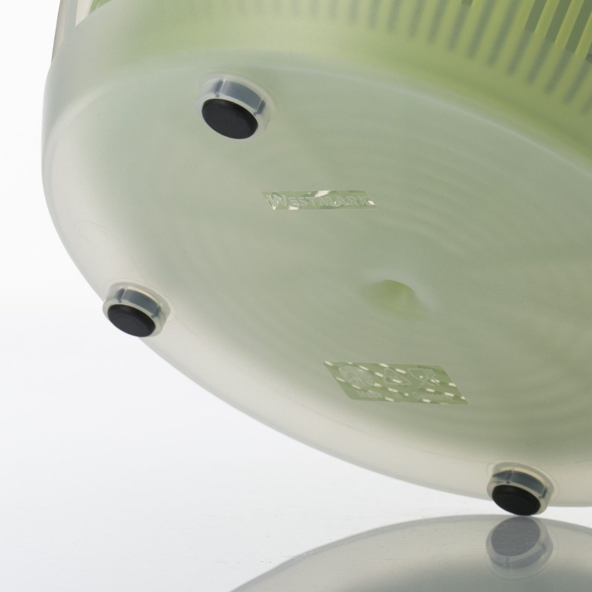 Westmark Salatslynge med nonslip, klar/grøn, 5L
