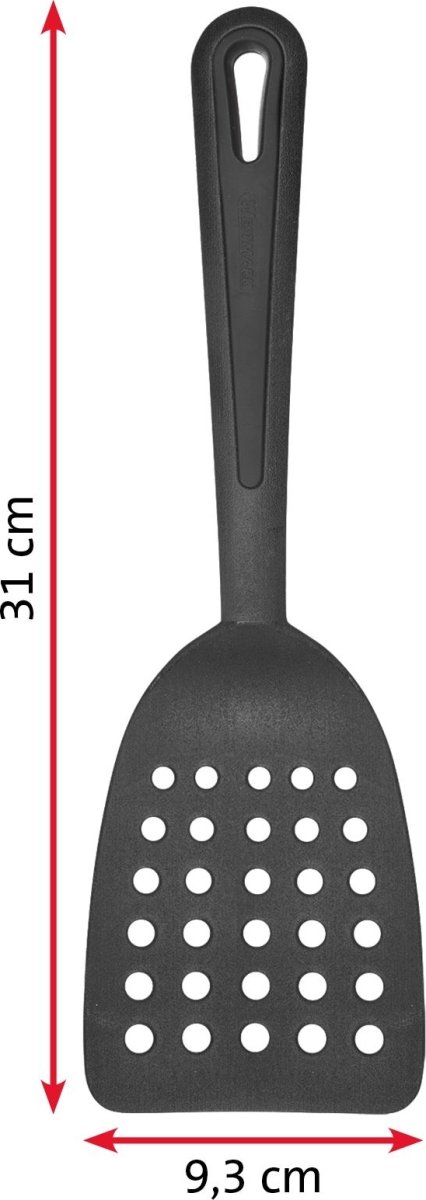 Westmark Palet med huller bred Gentle, sort, 31cm