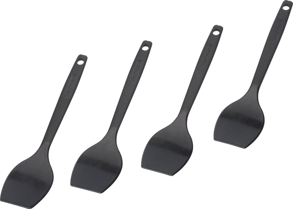 Westmark Raclette spatler 4 stk, plast, sort, 17cm